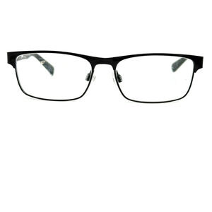 Nike 5574 001 Black Gray Rectangle Eyeglasses Frames 50-14 130 H19181